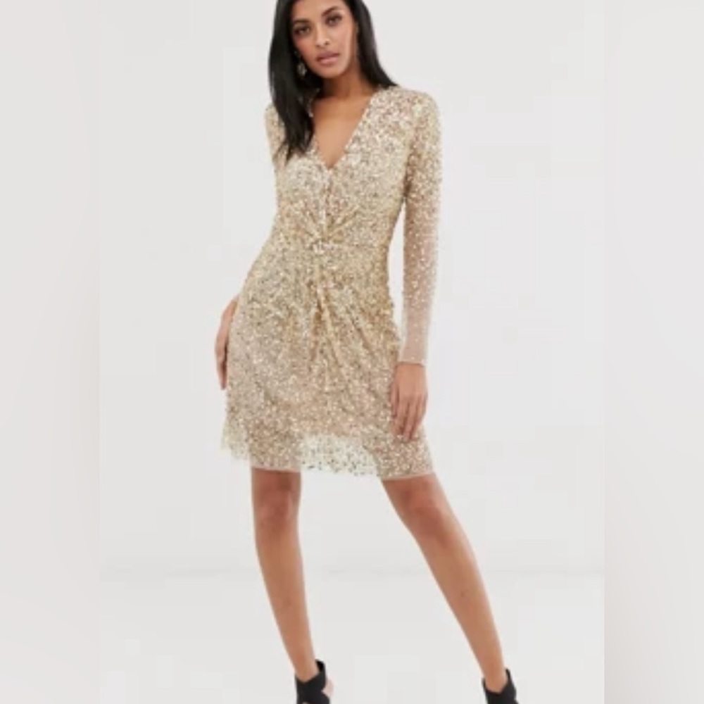 French Connection Emilie Sparkle mini dress size 2